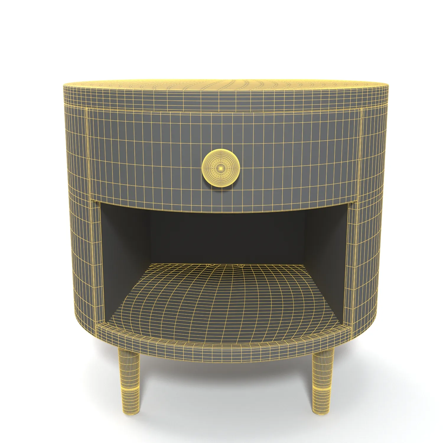 Oreo Royal Night Stand PBR 3D Model_07